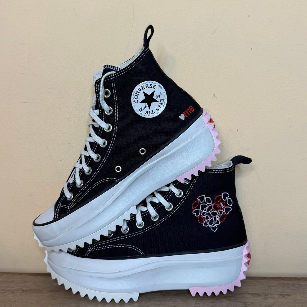 Converse Run Star Hike Valentine's With Love Sneakers size 9.5 shoes platform